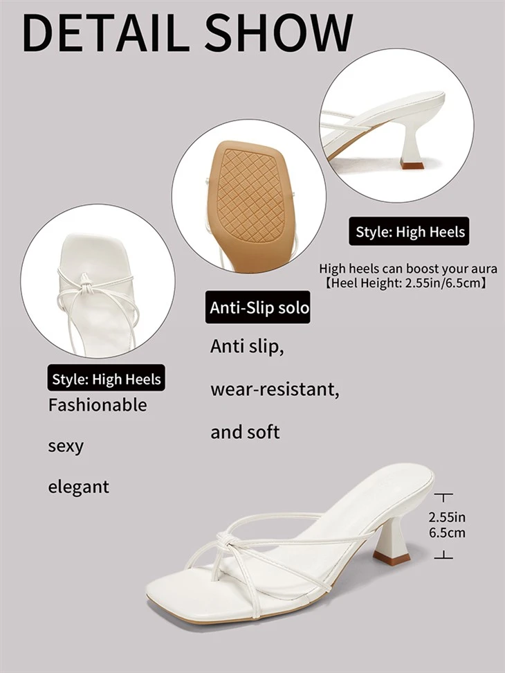 Cross-strap Cat Heel Sandals factory